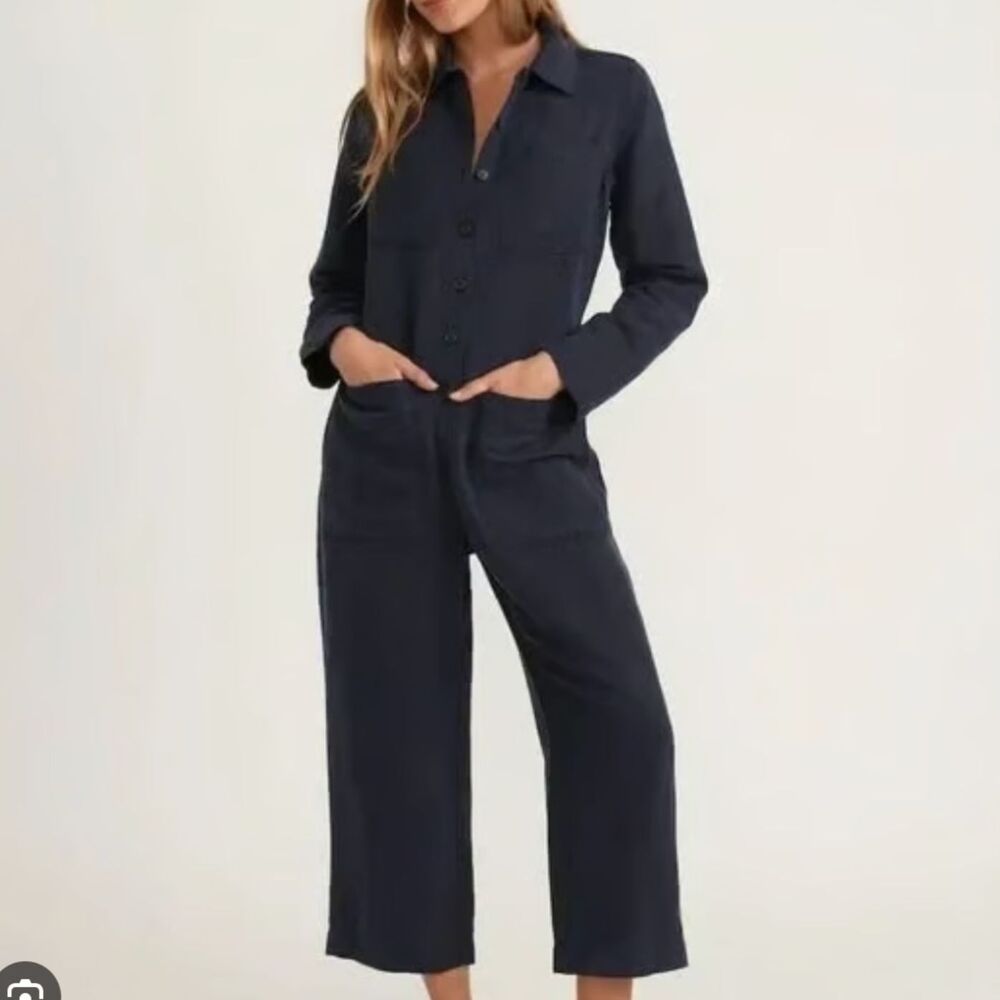 Marine Layer Navy Jumpsuit